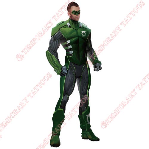 Green Lantern Customize Temporary Tattoos Stickers NO.143